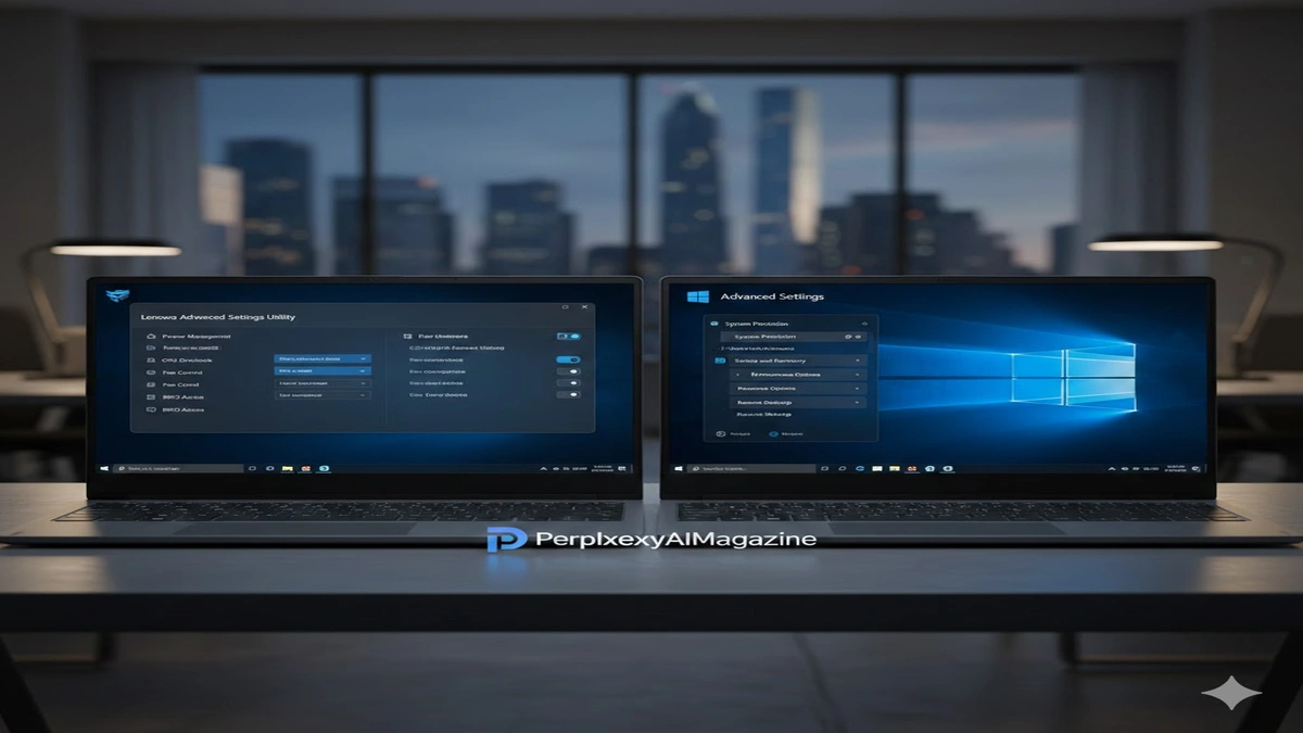 Lenovo Advanced Settings Utility and Windows 11 Advanced Settings ...