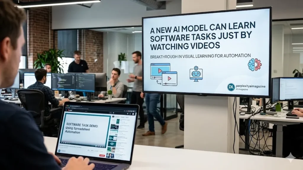 AI learns software tasks from videos