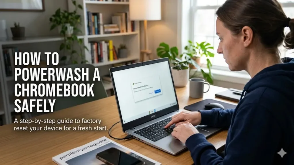 How to Powerwash a Chromebook Safely