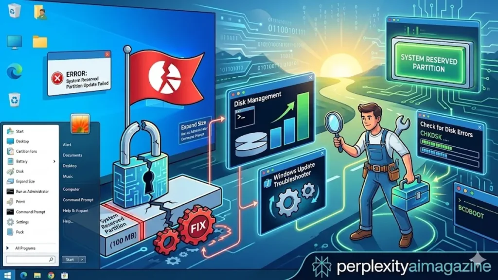 We Couldn't Update the System Reserved Partition