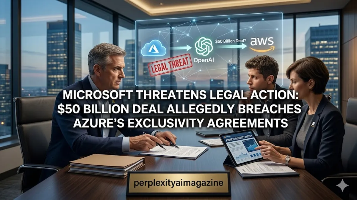 Microsoft OpenAI Amazon deal: $50B Cloud Fight (2026 ...