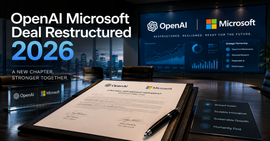 OpenAI Microsoft deal restructured 2026
