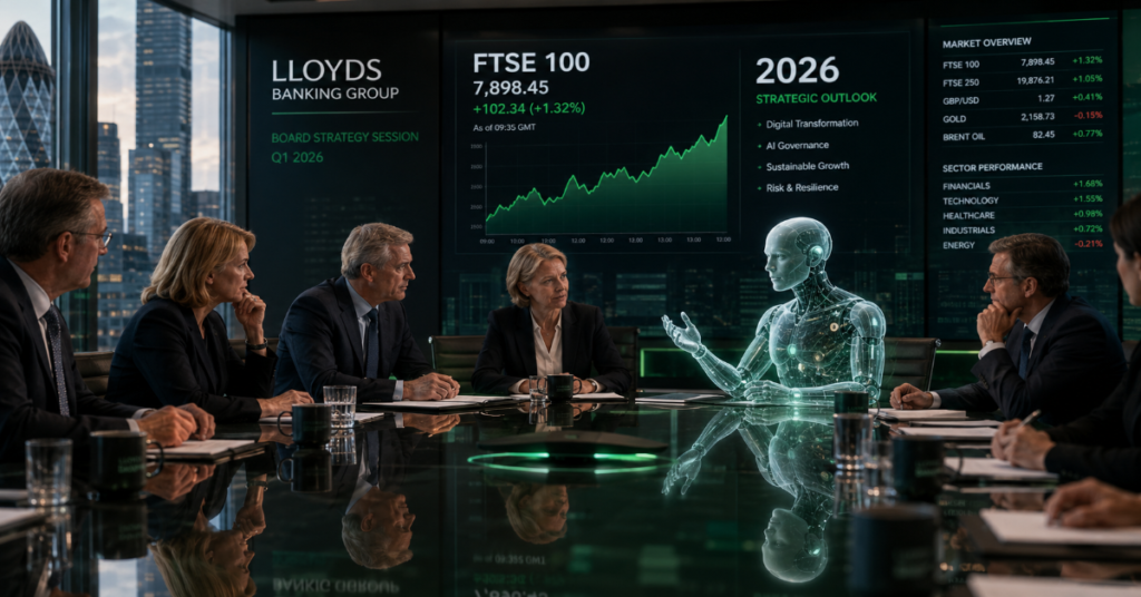 Lloyds Banking AI board bot FTSE 100 2026