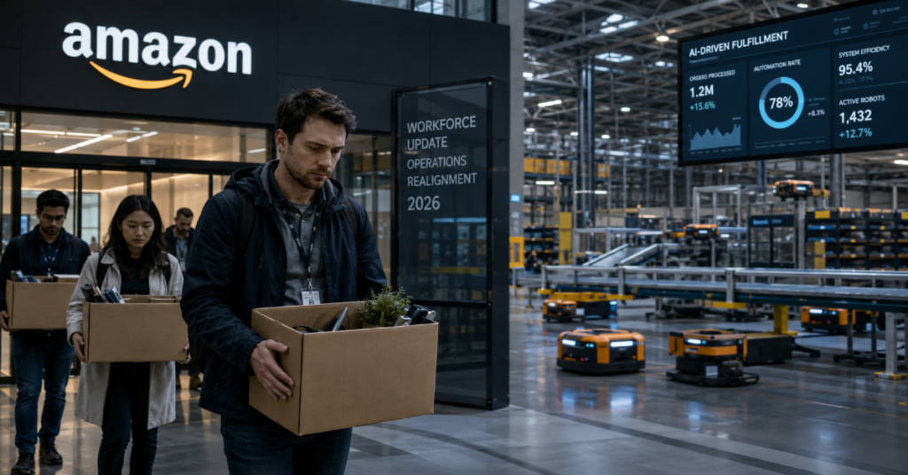 Amazon layoffs 2026 AI automation
