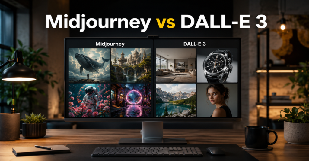 Midjourney vs DALL-E 3
