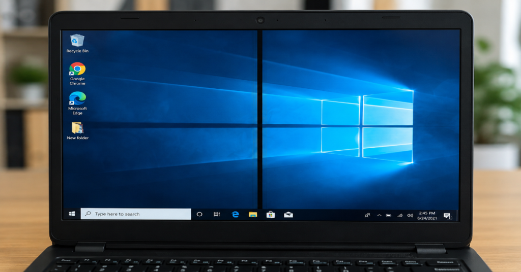 Black Line on Computer Screen