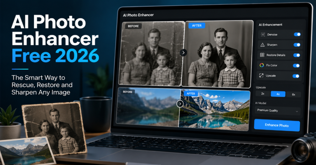 AI Photo Enhancer Free 2026