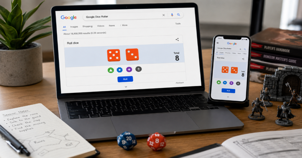 Google Dice Roller