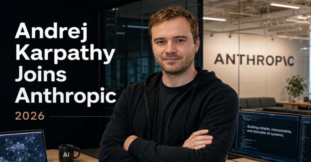 Andrej Karpathy Joins Anthropic 2026