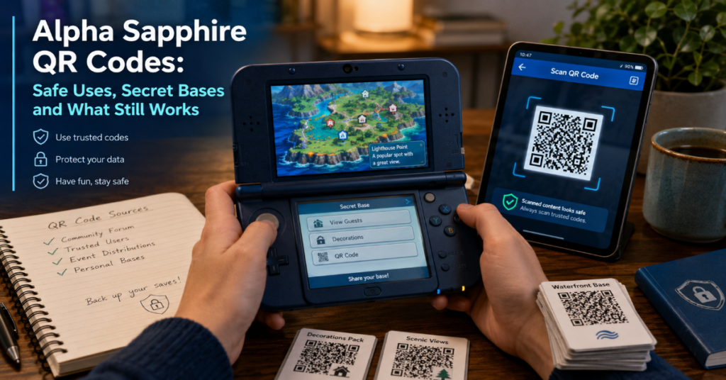 Alpha Sapphire QR Codes
