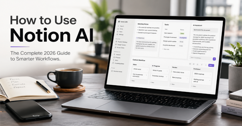 How to Use Notion AI: The Complete 2026 Guide to Smarter Workflows