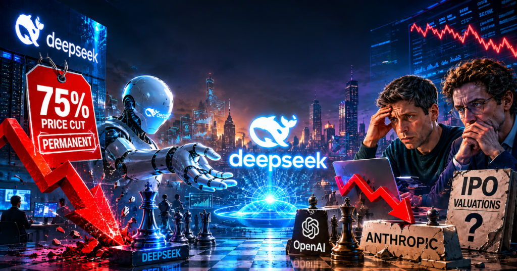 DeepSeek Makes Its 75% Price Cut Permanent — The AI Inference Pricing War Just Became an Existential Question for OpenAI and Anthropic’s IPO Valuations