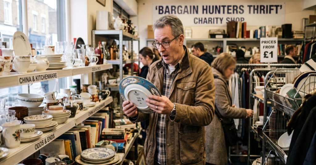 Man Discovers Valuable Plate Thrift Store