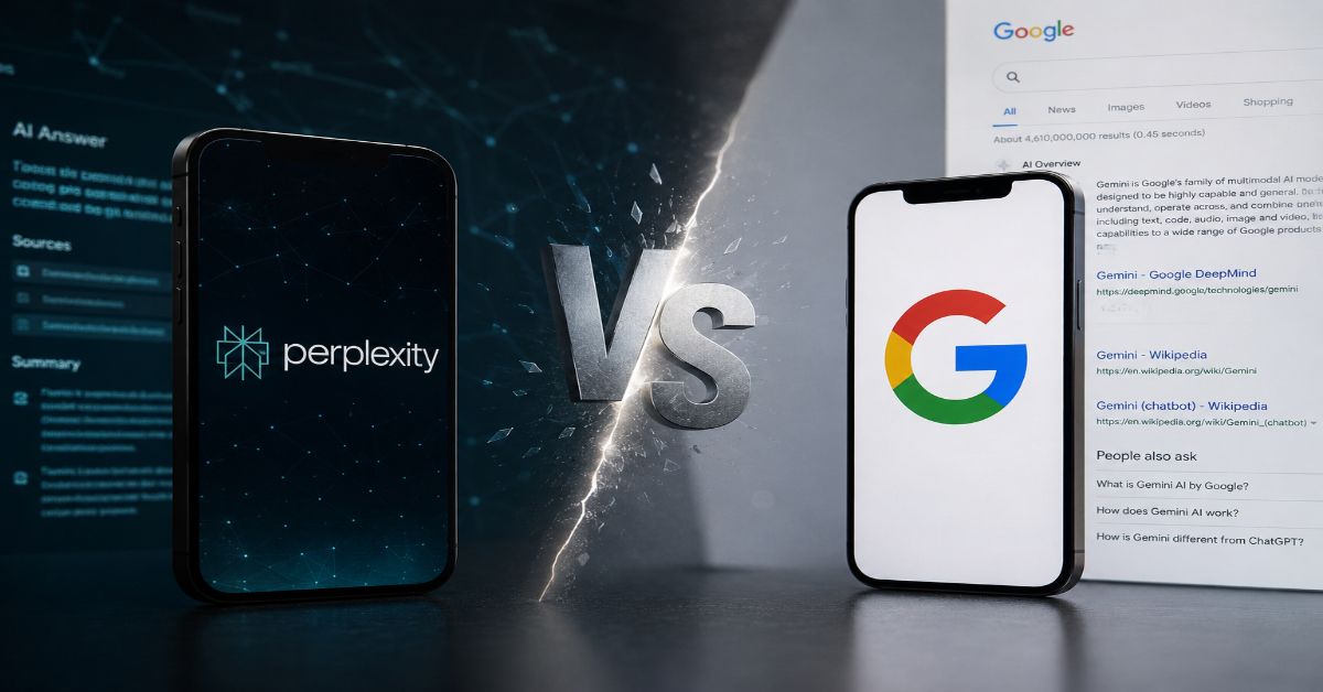 Perplexity AI vs Google Market Share 2026