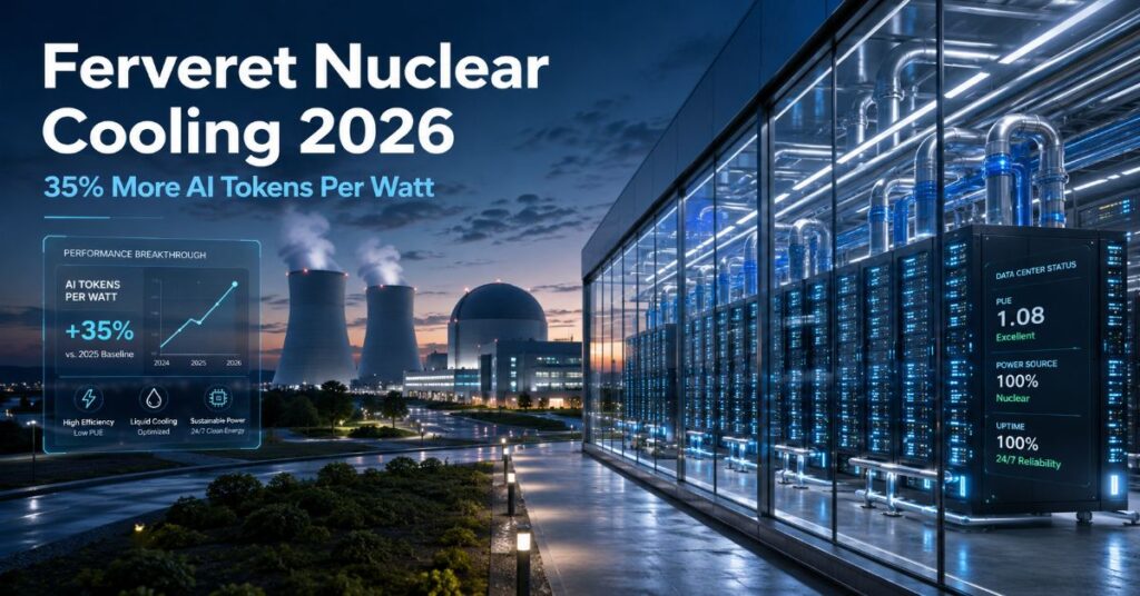 MIT Startup Ferveret Brings Nuclear Reactor Cooling to AI Data Centres — Zero Water, 35% More Tokens Per Watt