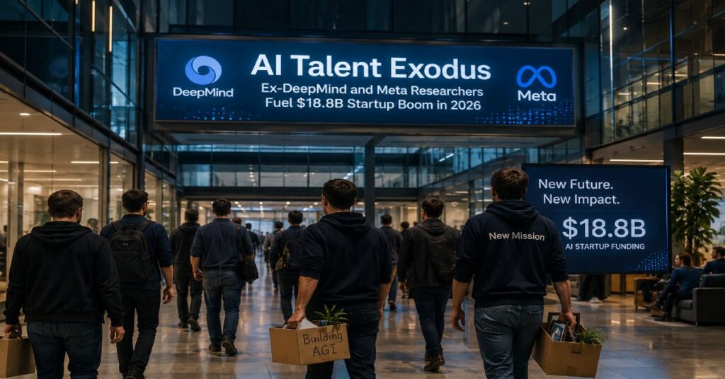 AI Talent Exodus: Ex-DeepMind and Meta Researchers Fuel $18.8B Startup Boom in 2026