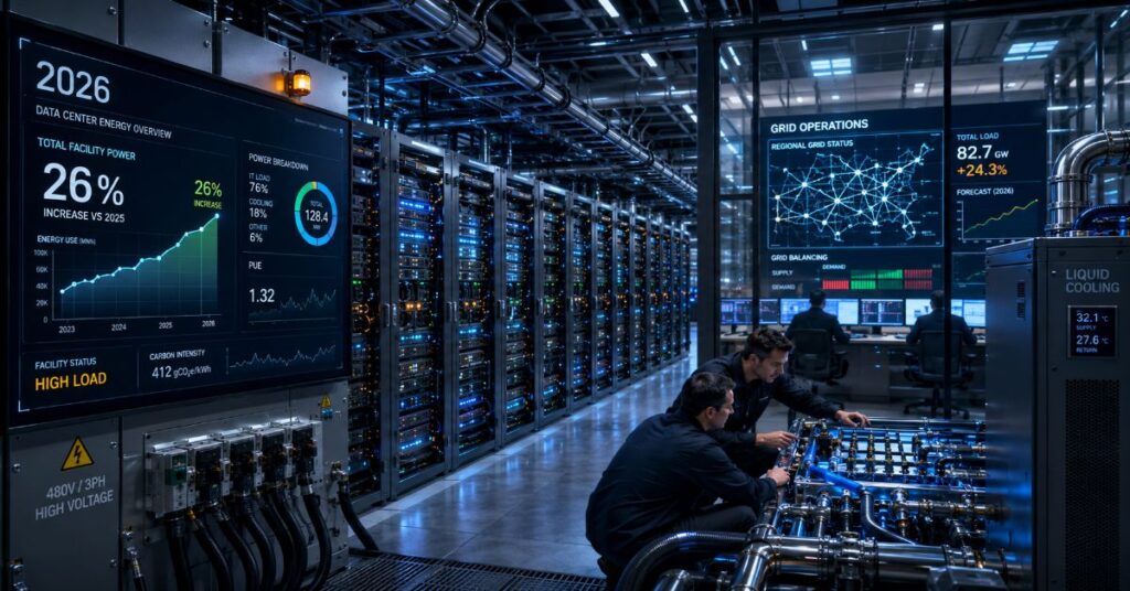 Gartner: AI Servers to Drive 26% Data Center Energy Spike in 2026, as Cooling Startups and Grid Operators Race to Respond