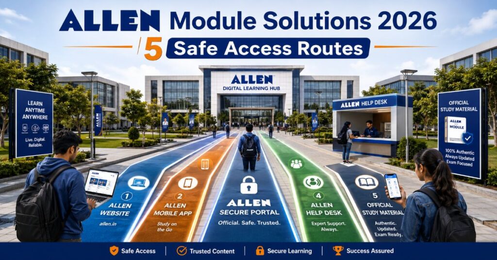 ALLEN Module Solutions 2026: 5 Safe Access Routes