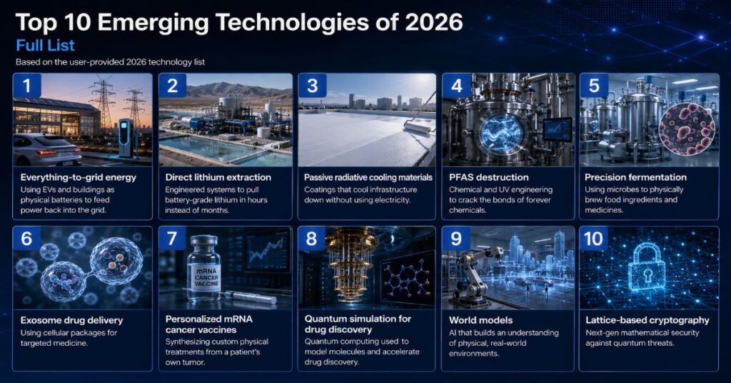 WEF’s Top 10 Emerging Technologies of 2026: From Desert Cooling to Quantum Security
