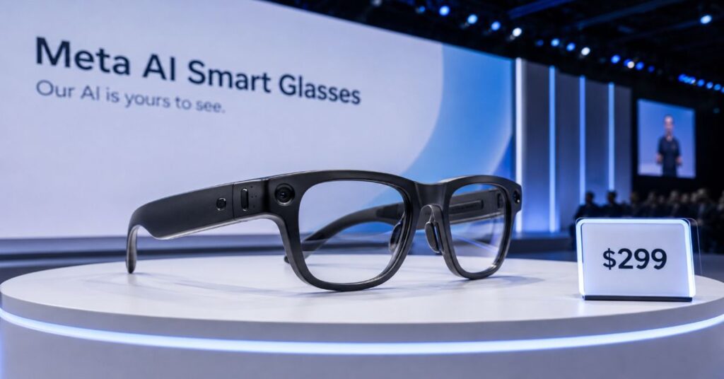Meta Launches Its Own AI Smart Glasses at $299, Dropping the Ray-Ban Name for the First Time
