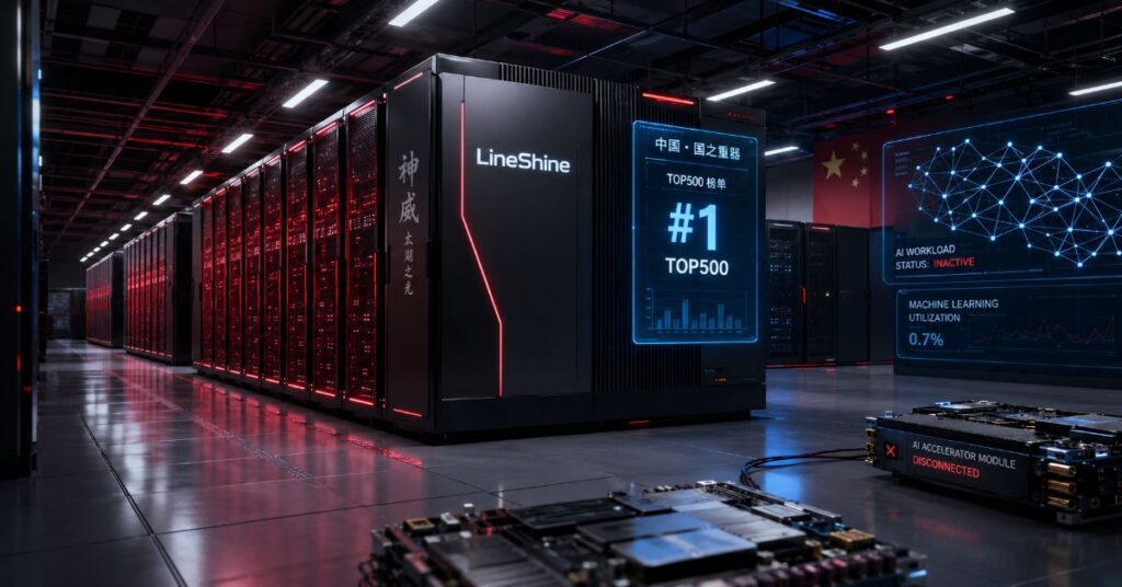 China’s LineShine Tops the TOP500, But the Machine Built to Win Supercomputing Isn’t Built for AI