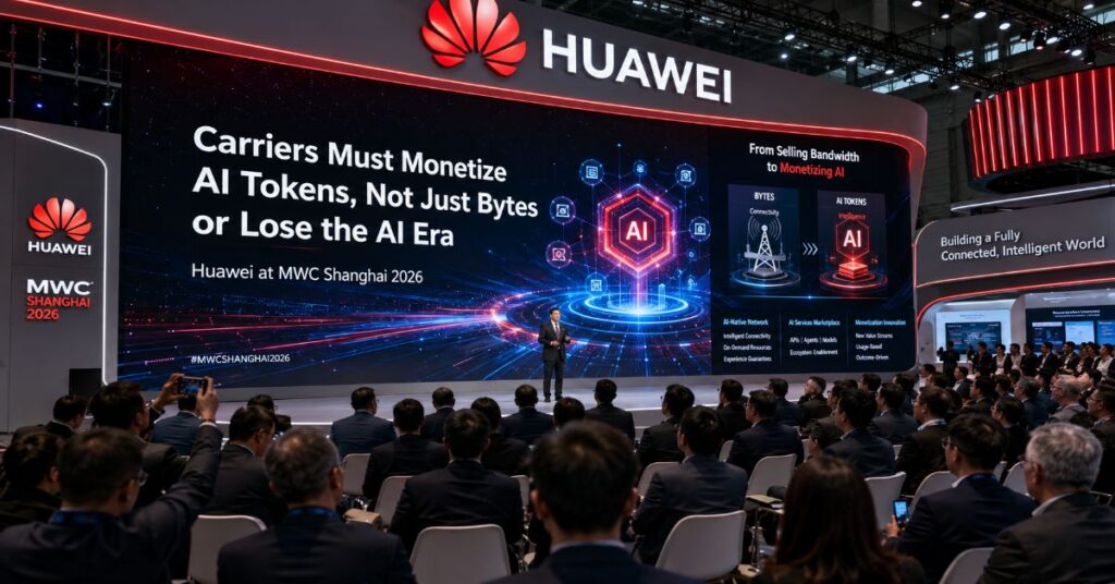 Huawei at MWC Shanghai 2026: Carriers Must Monetize AI Tokens, Not Just Bytes or Lose the AI Era