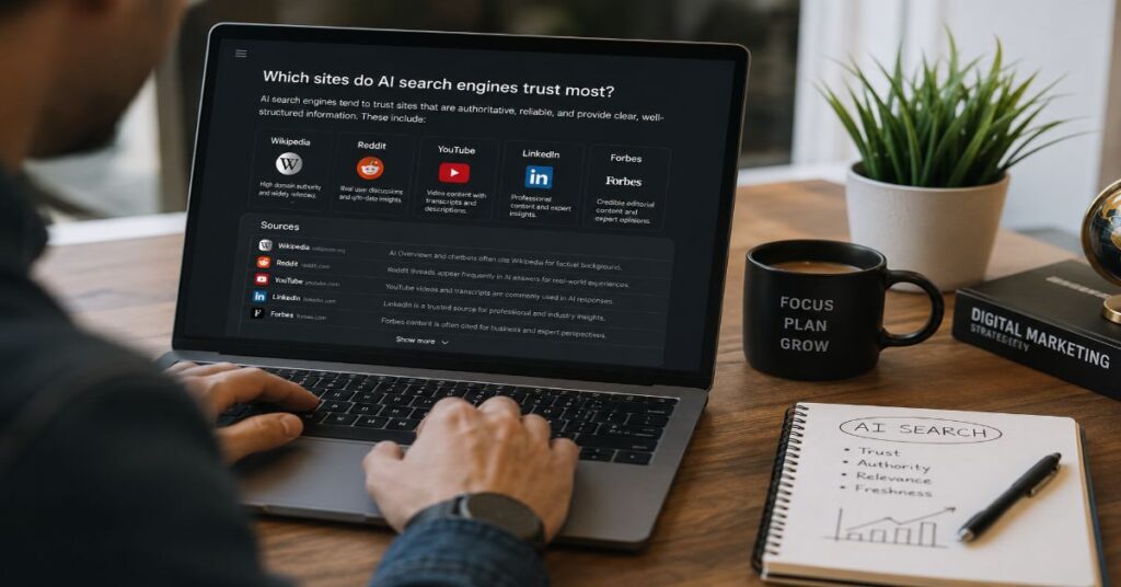 Which Sites Do AI Search Engines Trust Most?