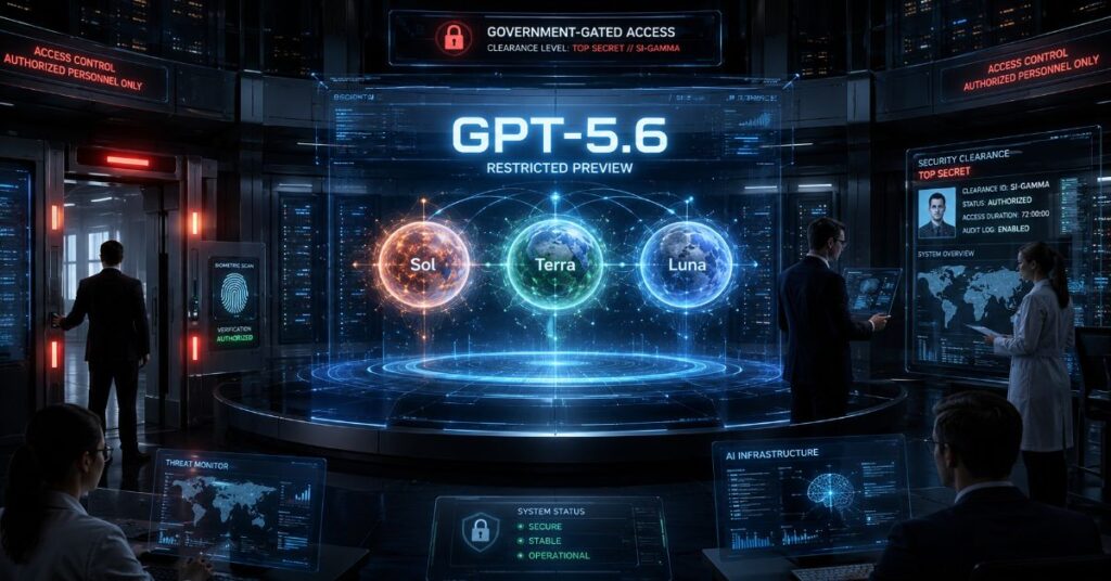 OpenAI Launches GPT-5.6 in Restricted Preview — Sol, Terra and Luna Under Government-Gated Access