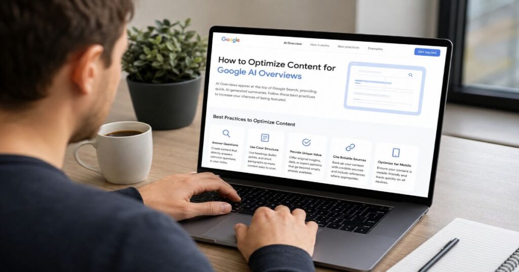 How to Optimize Content for Google AI Overviews