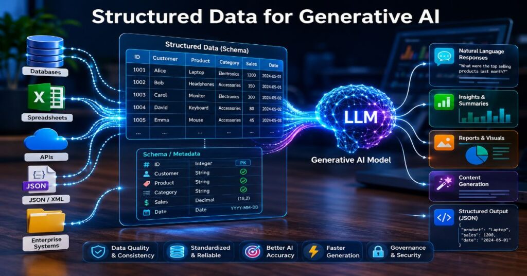 Structured Data for Generative AI: The Proof Layer