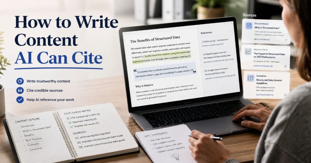How to Write Content AI Can Cite in 2026