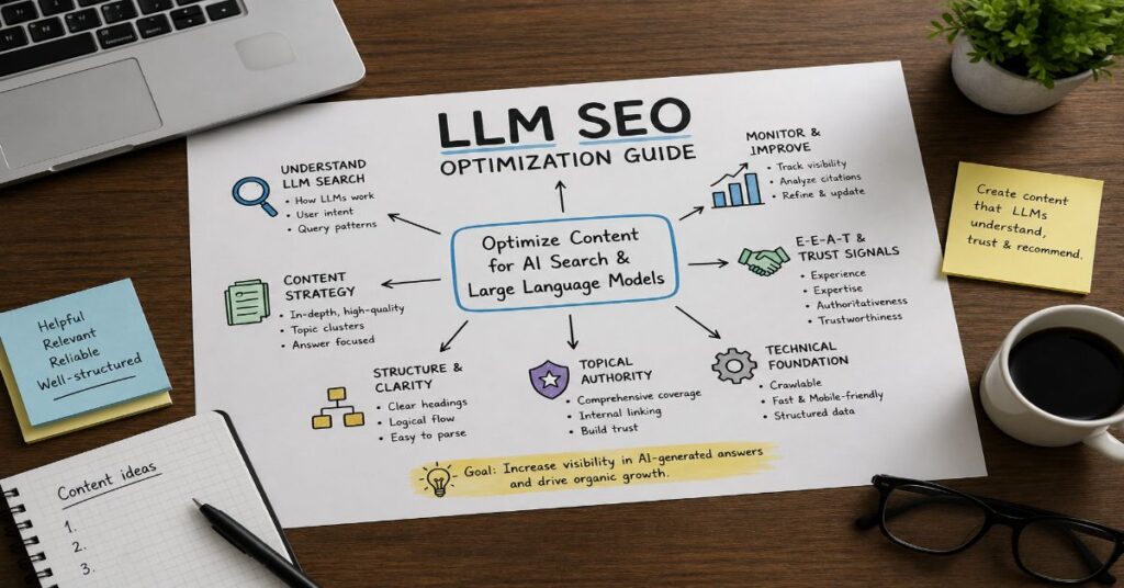 LLM SEO Optimization Guide 2026 | GEO & AI Search