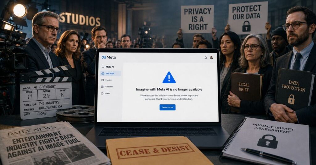 Meta’s AI Image Tool Lasted 48 Hours Before Hollywood and Privacy Advocates Killed It