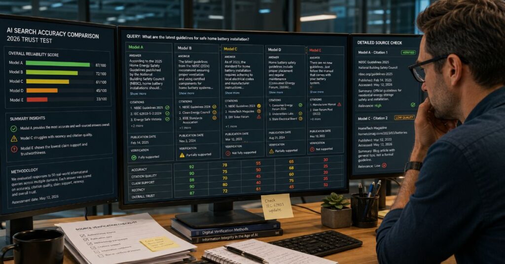 AI Search Engine Accuracy Comparison: 2026 Trust Test