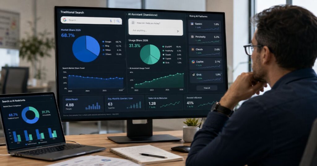 AI Search Engine Market Share 2026: The Split
