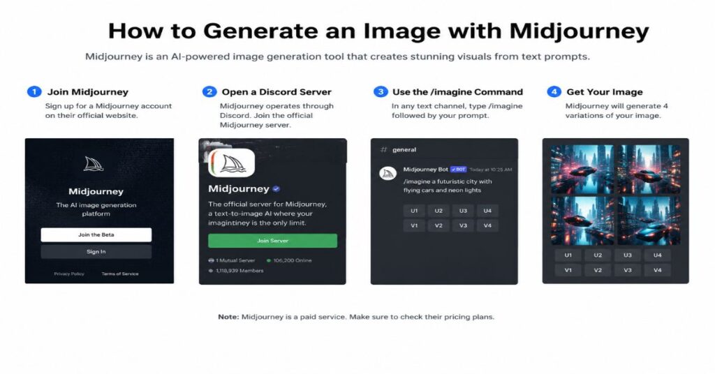 How to Generate an Image with Midjourney That Works