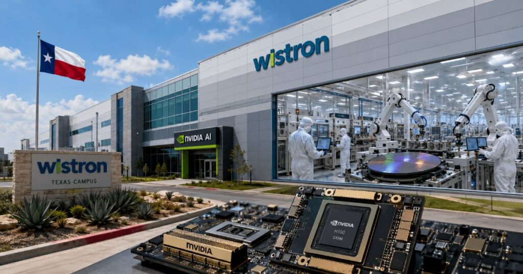 Wistron Opens First U.S. Nvidia AI Chip Plant in Texas