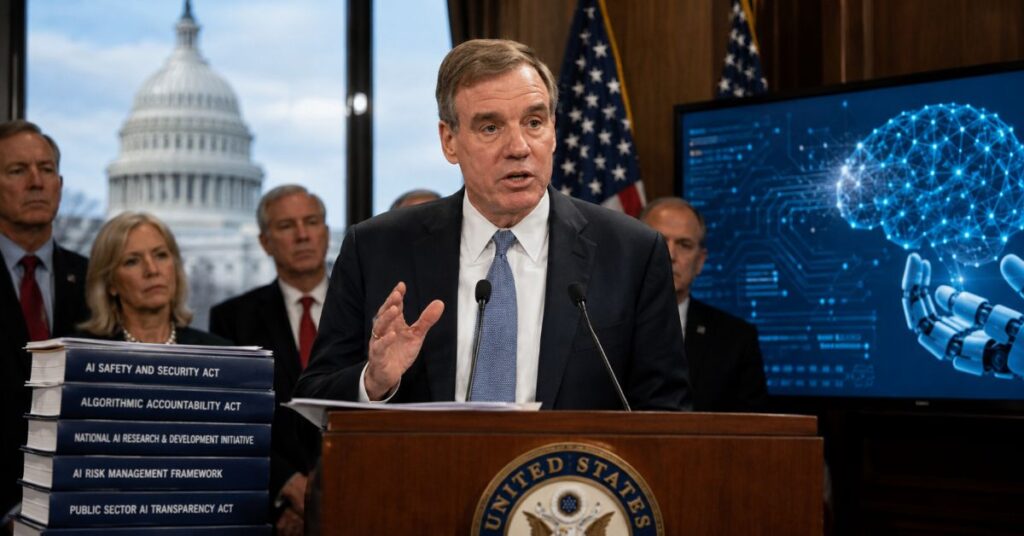 Sen. Warner Unveils Major AI Safety Legislation Package