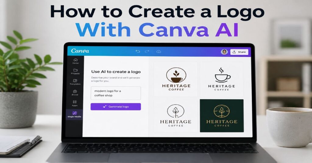How to Create a Logo With Canva AI That Scales