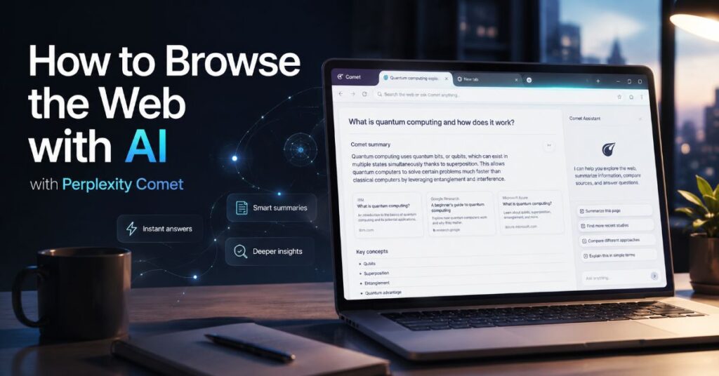 How to Browse the Web With AI Using Perplexity Comet Like a Power User
