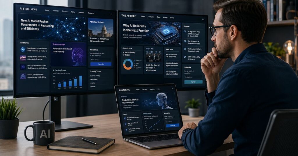 10 AI News Sites Like TechCrunch Worth Reading in 2026