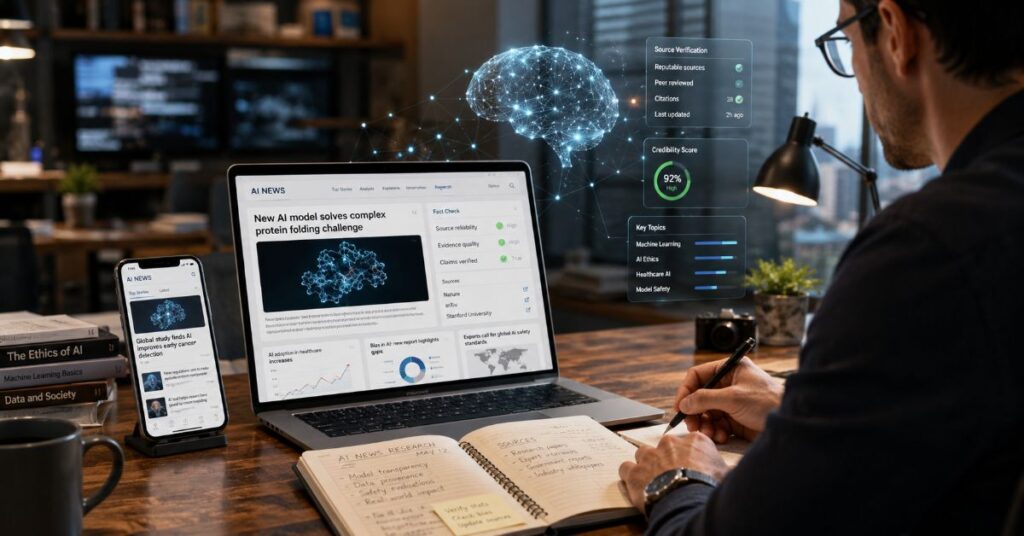 Most Trusted AI News Websites in 2026: Evidence First