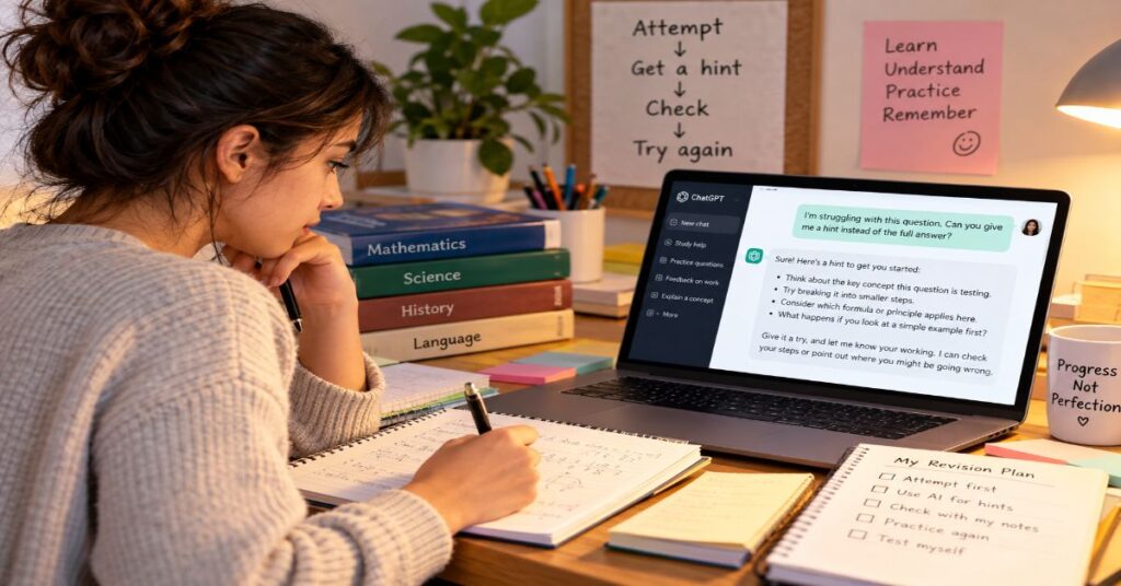 How to Use AI for Revision Without Copying Answers