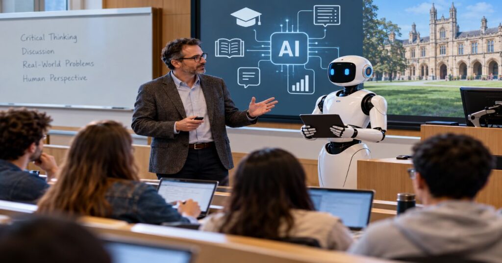Will AI Replace University Lecturers? What Changes First