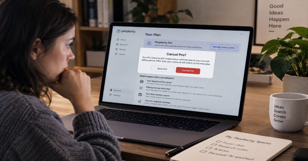 What Happens to My Perplexity Spaces When I Cancel Pro?