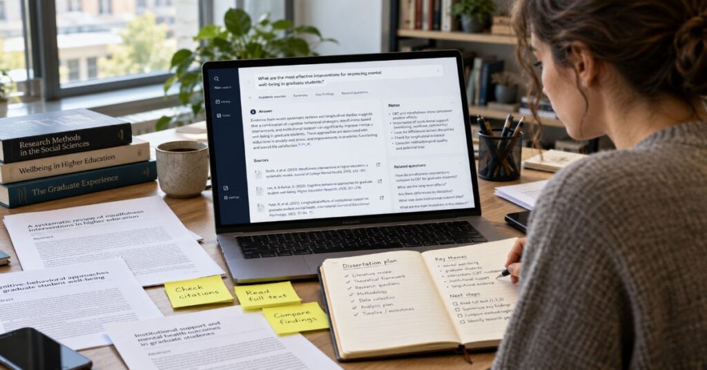 How to Use Perplexity AI for Dissertation Research