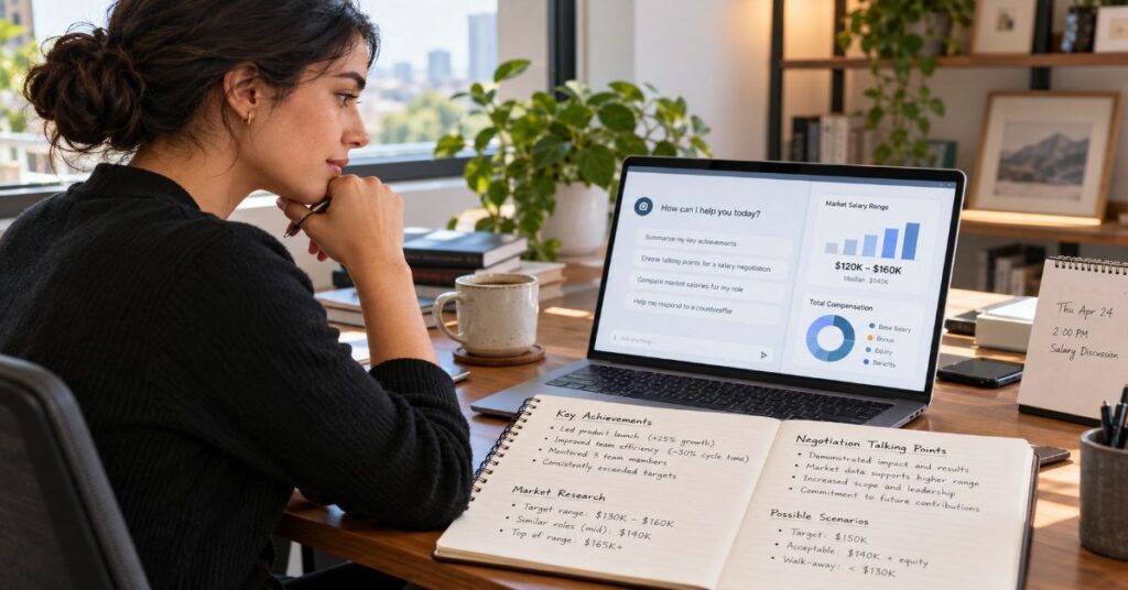 How to Negotiate a Higher Salary Using AI